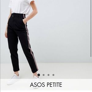 ASOS PETITE Striped Cigarette Pants